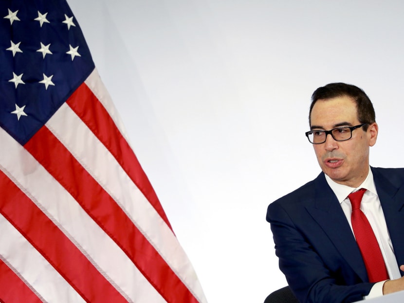 Mr Steven Mnuchin, attending his first major international gathering as US Secretary of Treasury, declared that current trade rules were unfair to the US and signalled that it would review trade agreements to seek better deals for Washington. Photo: AP