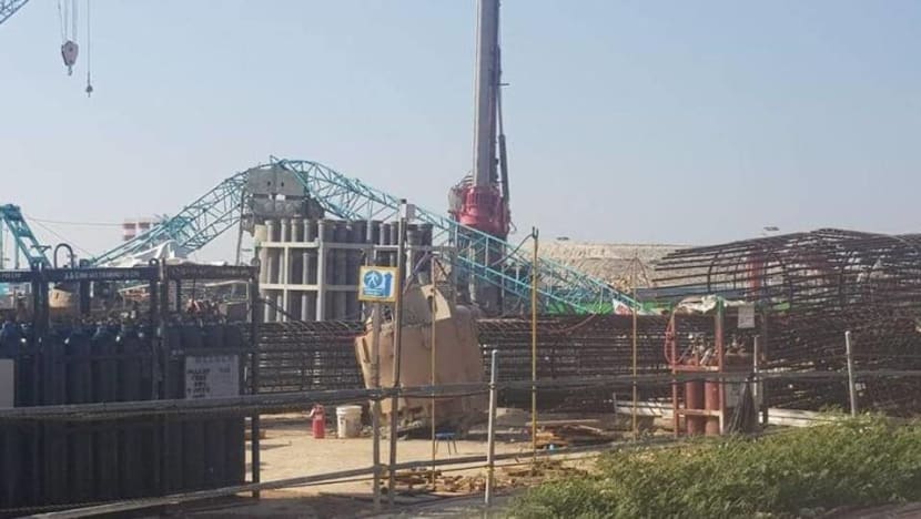 Workplace incident involving crane along Tanah Merah Coast Road, no injuries reported Workplace incident involving crane along Tanah Merah Coast Road, no injuries reported