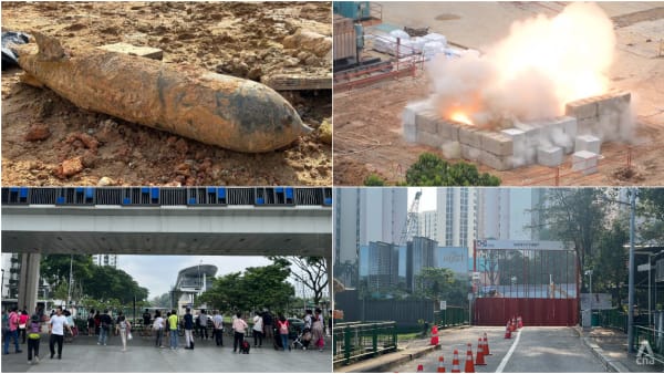 Live: SAF conducts detonation on WWII bomb found at Upper Bukit Timah construction site