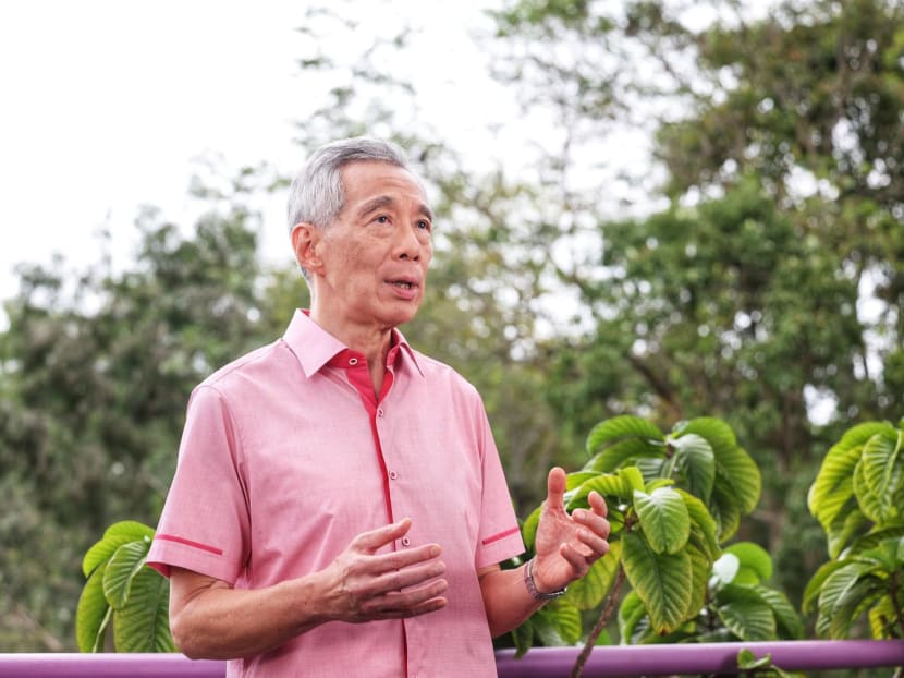 Prime Minister Lee Hsien Loong at Gardens by the Bay, where he recorded his 2022 National Day message. Prime Minister Lee Hsien Loong at Gardens by the Bay, where he recorded his 2022 National Day message.