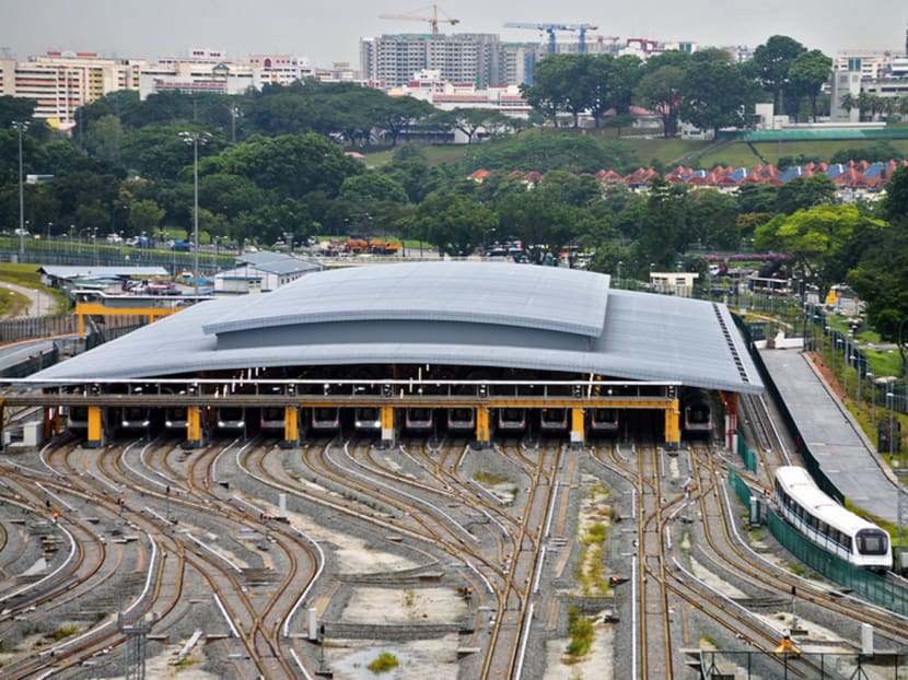 The Downtown Line trains will operate from the new Gali Batu Depot. Photo: Robin Choo