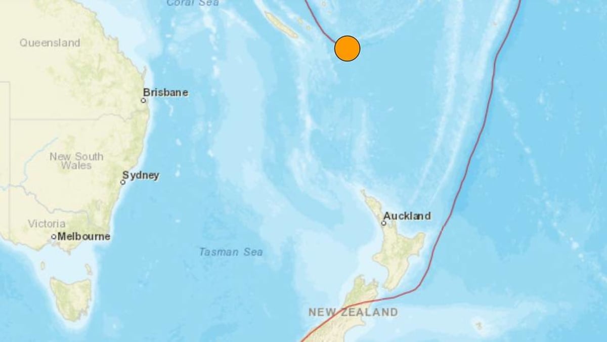Gempa berkekuatan 7,7 skala Richter menimbulkan tsunami kecil di Samudera Pasifik