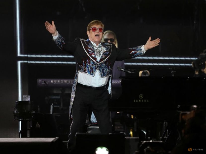 Elton John ends US leg of farewell tour with starry Dodger Stadium show