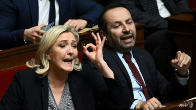 Le Pen warns France at risk of 'social explosion' over pensions reform 