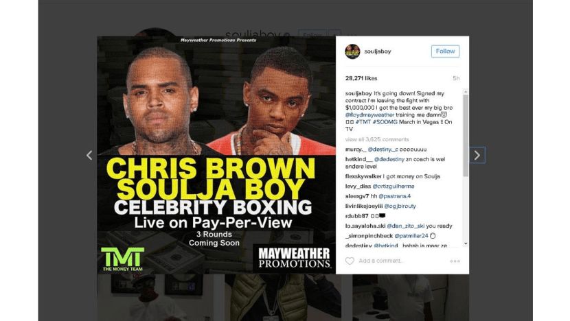 Mike Tyson to train Chris Brown for Soulja Boy boxing match