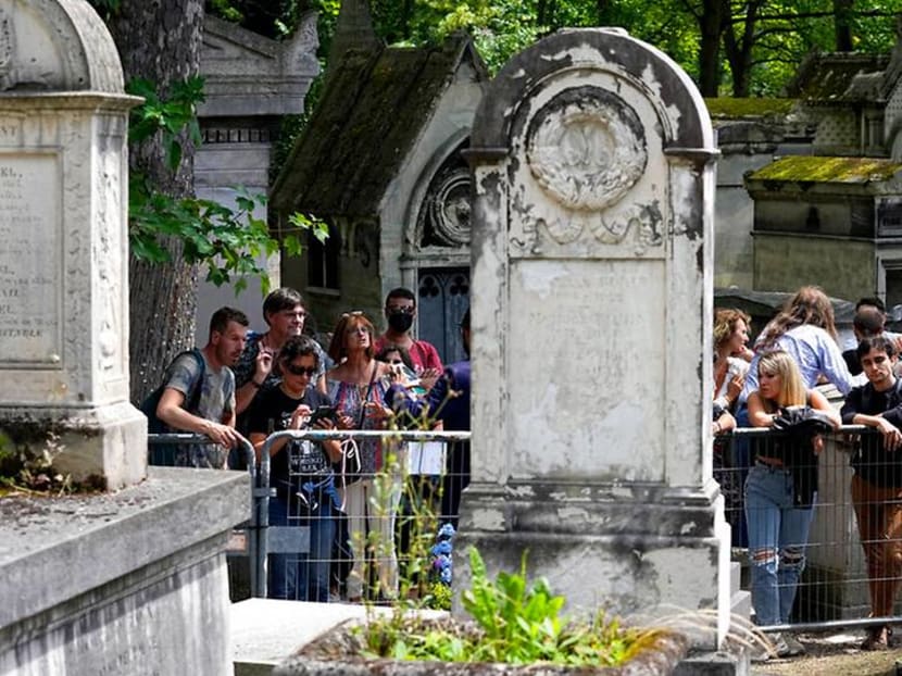 Fans honour The Doors' frontman Jim Morrison in Paris 50 years after his death Fans honour The Doors' frontman Jim Morrison in Paris 50 years after his death