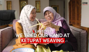 Preserving the tradition of ketupat weaving – we tried making one | CNA Lifestyle