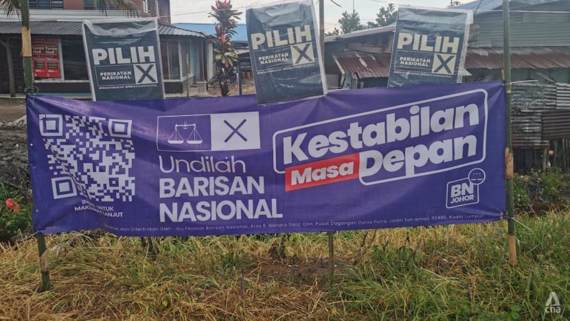 Barisan Nasional bullish on Johor polls victory, Perikatan Nasional counters with anti-graft promises Barisan Nasional bullish on Johor polls victory, Perikatan Nasional counters with anti-graft promises