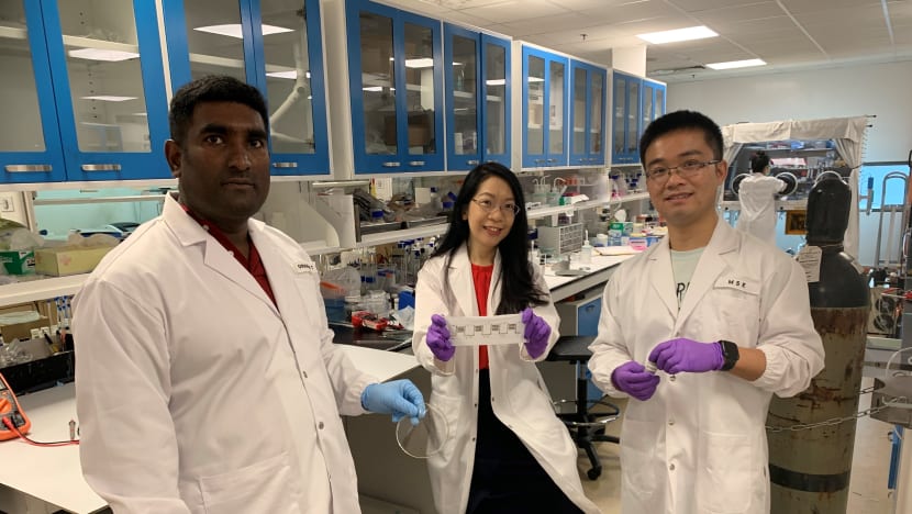 NTU scientists develop sweat-powered battery for wearable devices