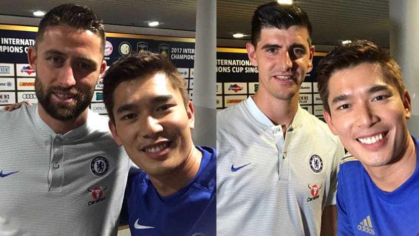 Elvin Ng Became A Selfie-Seeking Fanboy When He Met Chelsea F.C.
