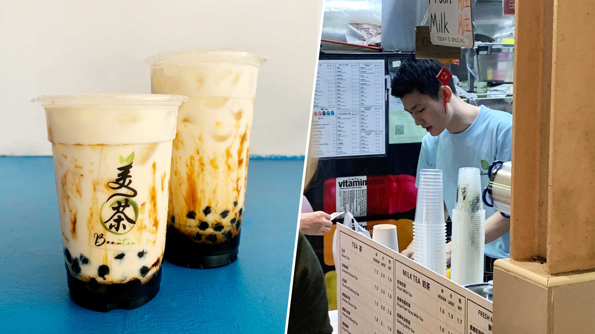 Song Joong Ki Lookalike Sells $2.50 Brown Sugar Bubble Milk At Hawker Stall In Bukit Merah Song Joong Ki Lookalike Sells $2.50 Brown Sugar Bubble Milk At Hawker Stall In Bukit Merah