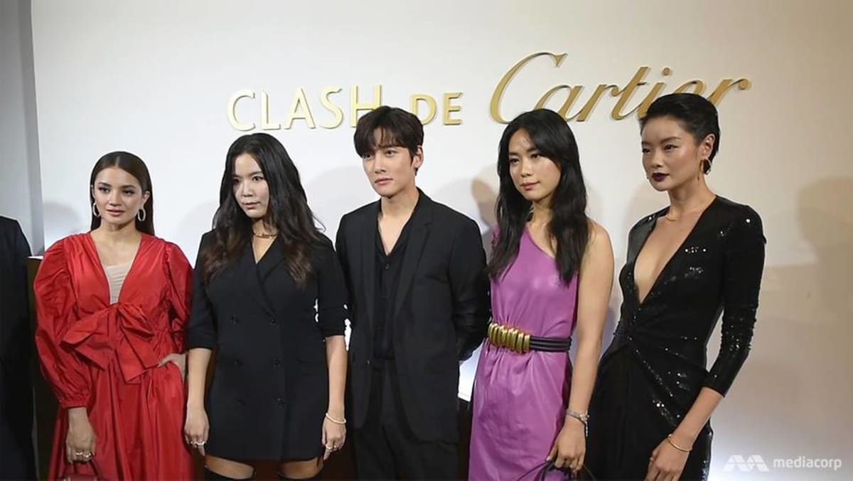 Ji Chang wook Rebecca Lim Rui En Sheila Sim attend Cartier pop up launch CNA Luxury