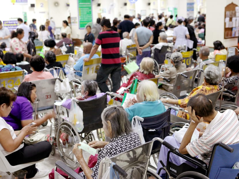 The waiting area for patients at Buddhachinaraj Hospital. Photo: Bangkok Post