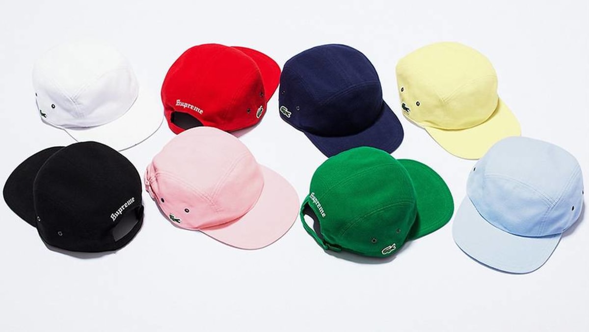 supreme x lacoste bucket hat