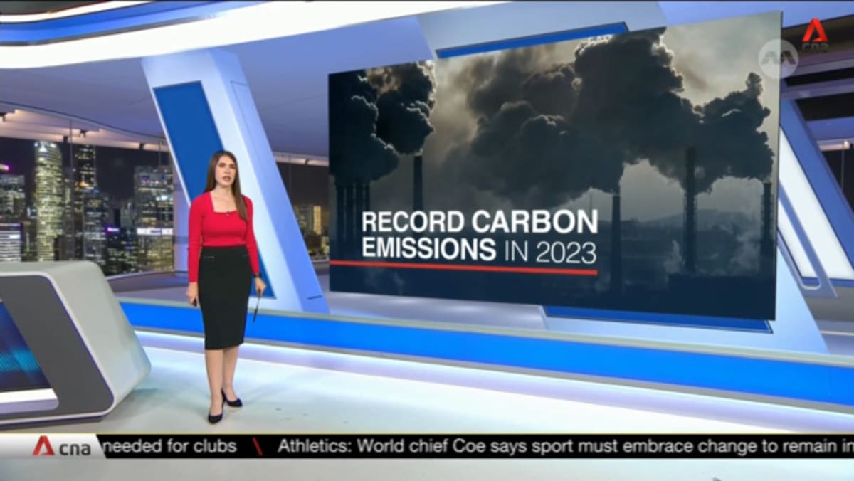 Global energy-related carbon emissions hit record high in 2023: IEA - CNA