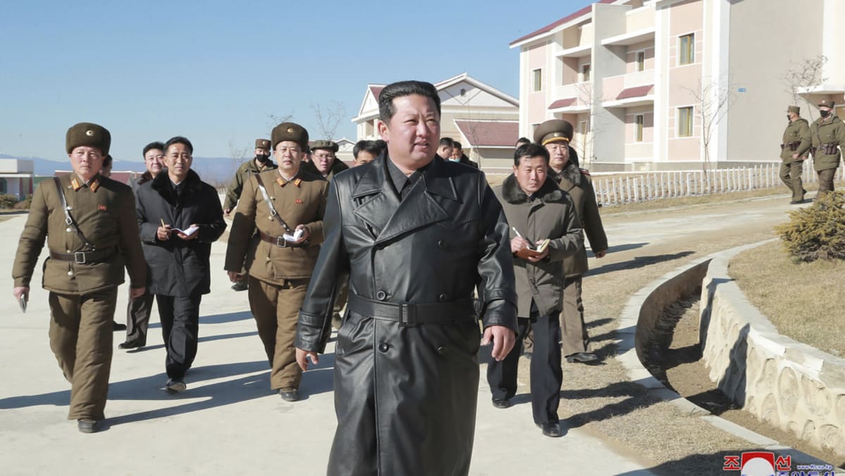 North Korean leader Kim Jong Un praises efforts to build 'model' city