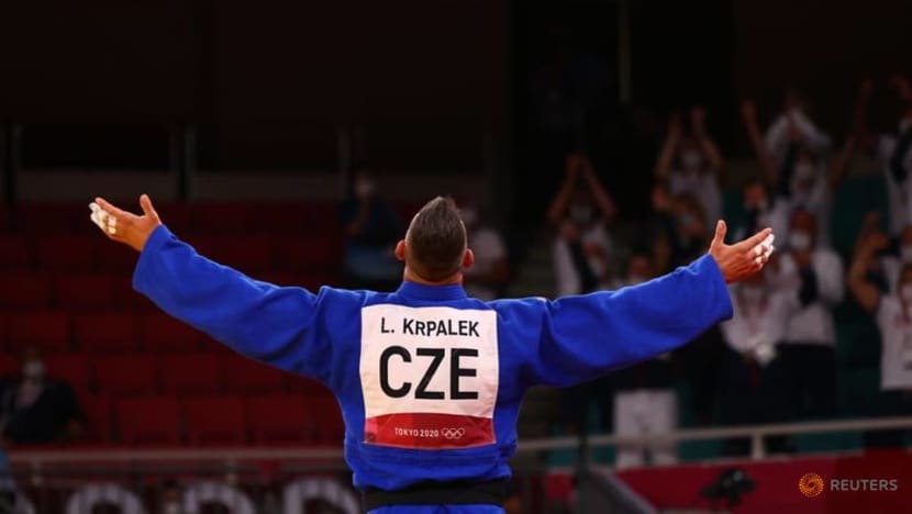 Olympics-Judo-Czech Krpalek wins men's +100 kg category Olympics-Judo-Czech Krpalek wins men's +100 kg category