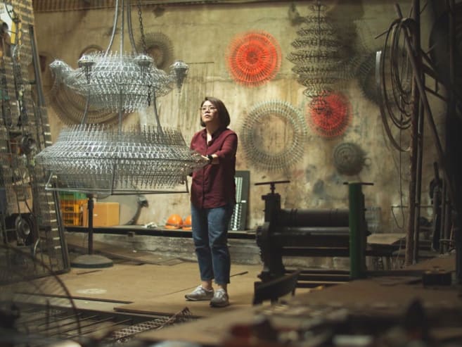 This Thai artist creates large scale works of art from unwanted scrap metal