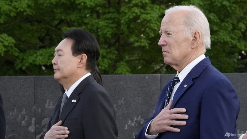 Yoon, Biden kick off visit cementing US-South Korean ties