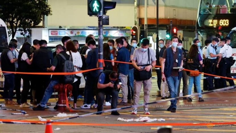 Hong Kong police officer stabbed in 'lone wolf' attack: Security chief Hong Kong police officer stabbed in 'lone wolf' attack: Security chief