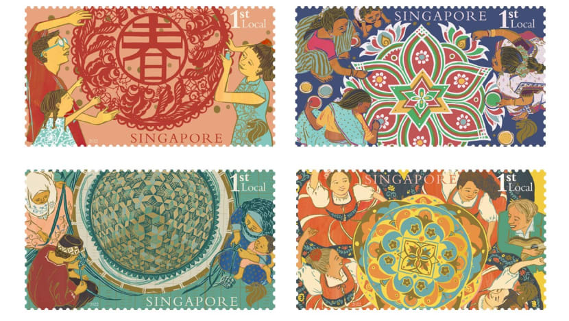 New stamps issued to commemorate Singapore’s key cultural festivals