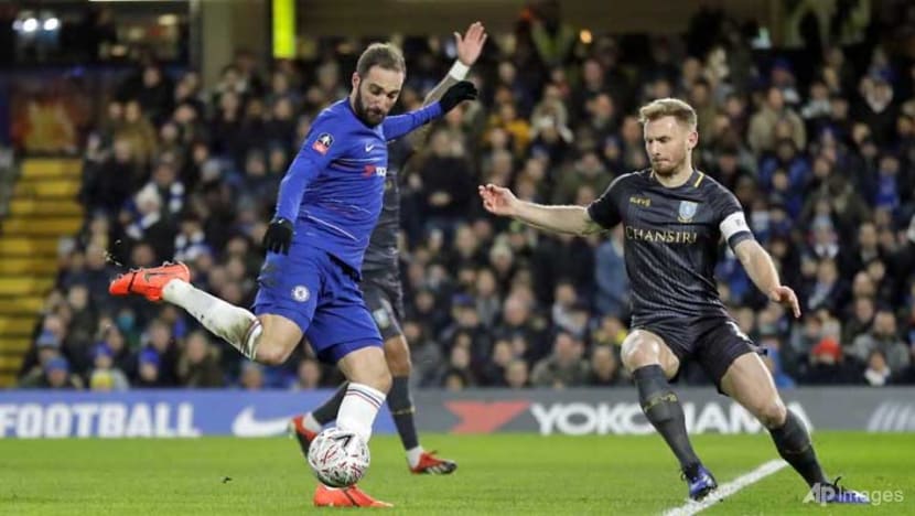Football: Willian double as FA Cup holders Chelsea beat Wednesday on Higuain debut Football: Willian double as FA Cup holders Chelsea beat Wednesday on Higuain debut