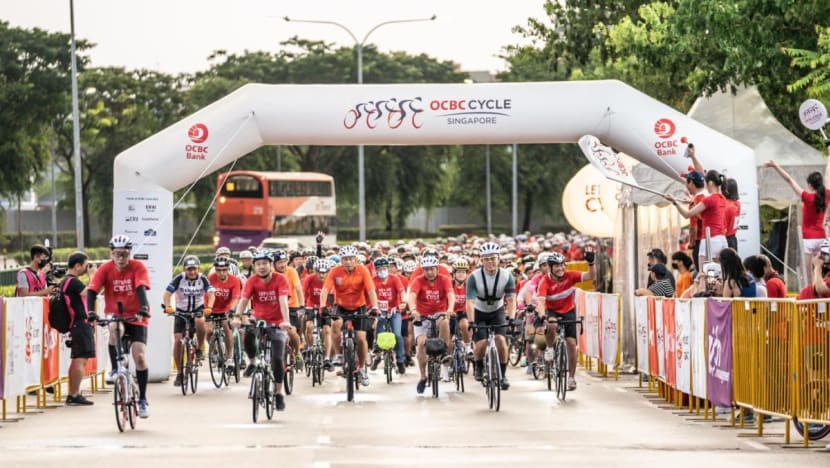 2,000 people take part in OCBC Cycle City Ride, first in-person mass cycling event in two years