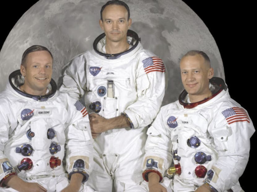 Apollo 11 astronauts (from left) Neil Armstrong, Michael Collins and Buzz Aldrin. Photo: Reuters