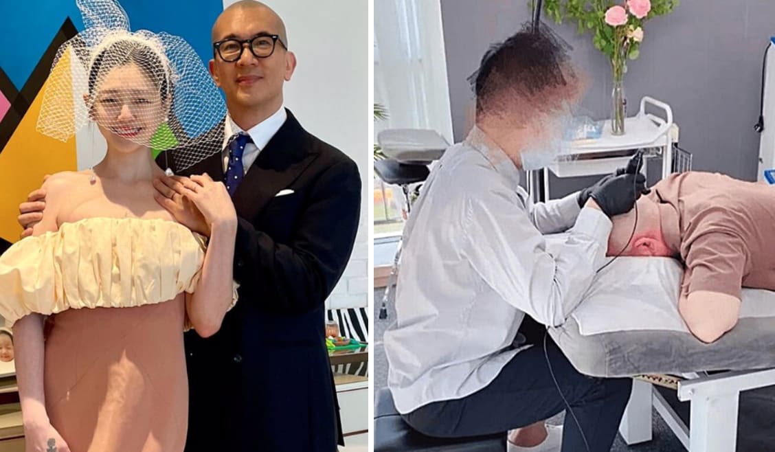 Pics Of Barbie Hsu’s Husband DJ Koo Getting His Scalp Tattooed Go Viral, Looks Like It’s Really Painful Pics Of Barbie Hsu’s Husband DJ Koo Getting His Scalp Tattooed Go Viral, Looks Like It’s Really Painful