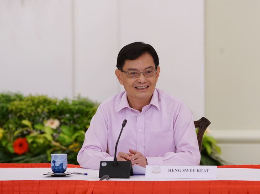 Deputy Prime Minister and Finance Minister Heng Swee Keat at the announcement of the new Cabinet line-up on July 25, 2020. He is taking on another appointment as Coordinating Minister for Economic Policies.