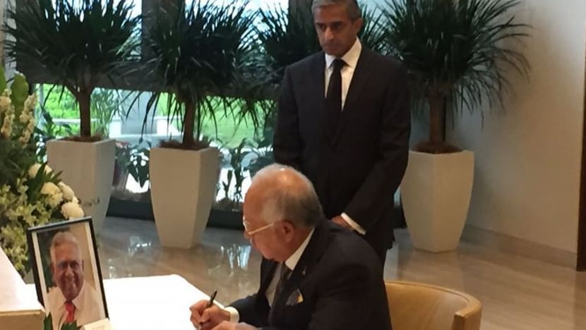 PM Najib tandatangani buku takziah bagi mantan presiden S R Nathan
