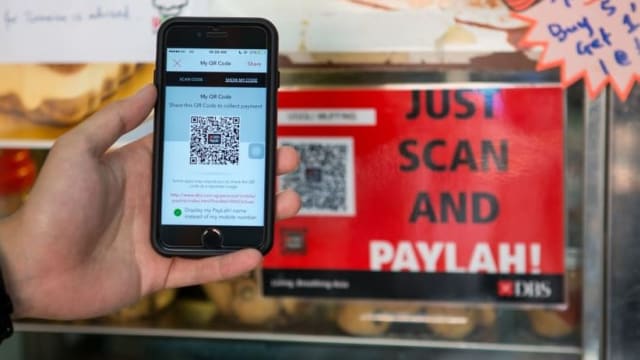 PayLah!用户可在马泰等45地区 扫描银联二维码付款