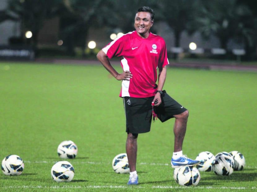 Tampines Rovers head coach V.Sundramoorthy will get a one-year contract as the coach of the Singapore national football team. TODAY file photo