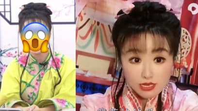 Ruby Lin Impersonator Shocks Netizens When She Forgets To Turn On Beauty Filter During Live Stream