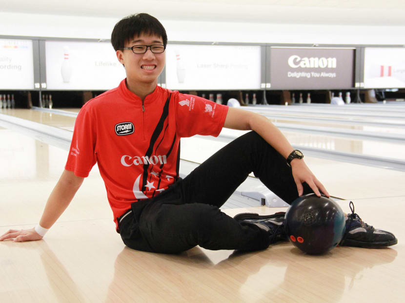 Cheah Ray Han has trained hard since suffering a thumb injury and will compete in six events at the SEA Games. Photo: Esther Leong
