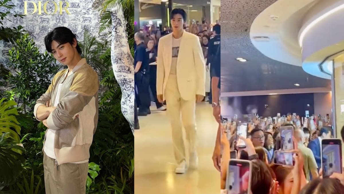 Meet ASTRO's Cha Eun-woo in Singapore at Dior perfume launch event