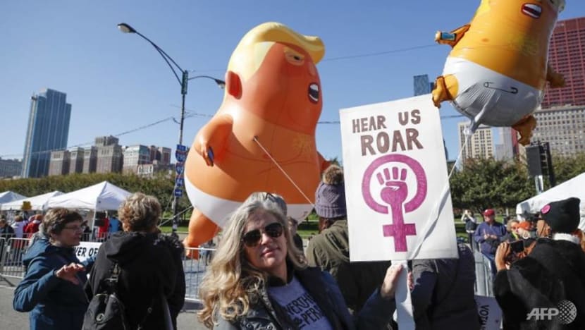 Thousands march in Chicago against Trump's 'anti-woman agenda' Thousands march in Chicago against Trump's 'anti-woman agenda'