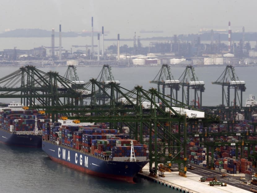 PSA’s container terminal joint venture with French shipping giant CMA CGM will double the total operating capacity to four million TEUs. TODAY file photo