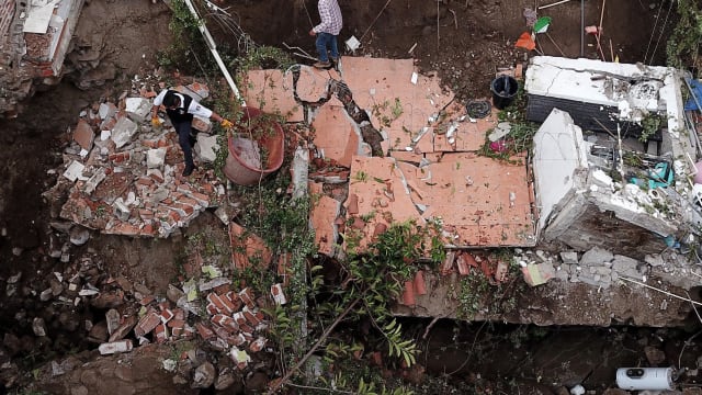 墨西哥地震死亡人数增至两个 3000多栋建筑物受损