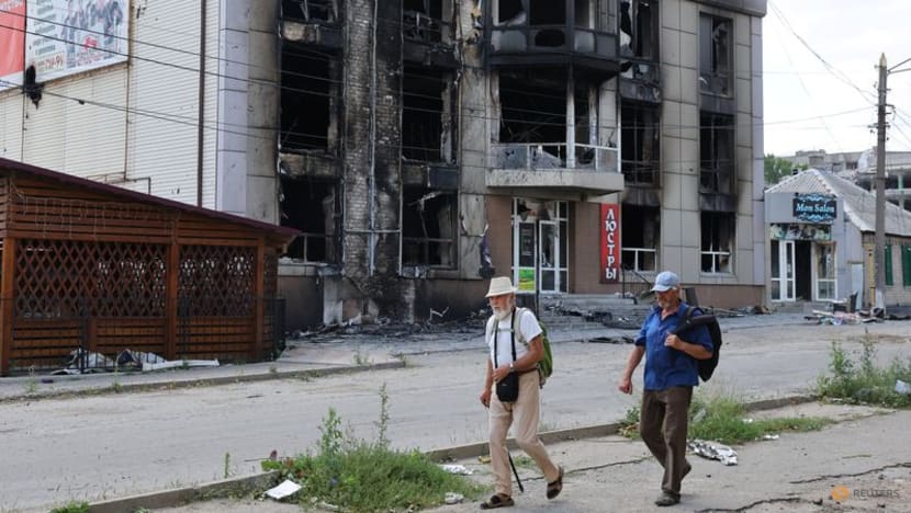 Few civilians, charred buildings in Ukraine's Lysychansk after capture by Russia Few civilians, charred buildings in Ukraine's Lysychansk after capture by Russia