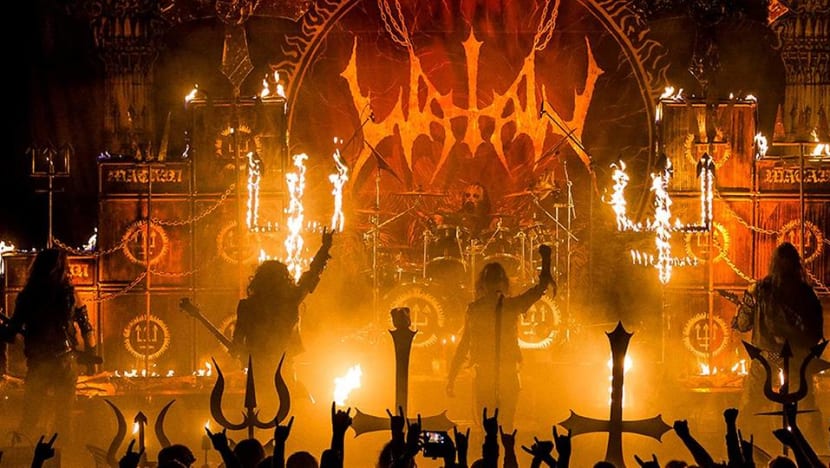Swedish black metal band Watain's gig in Singapore cancelled due to 'security concerns' Swedish black metal band Watain's gig in Singapore cancelled due to 'security concerns'