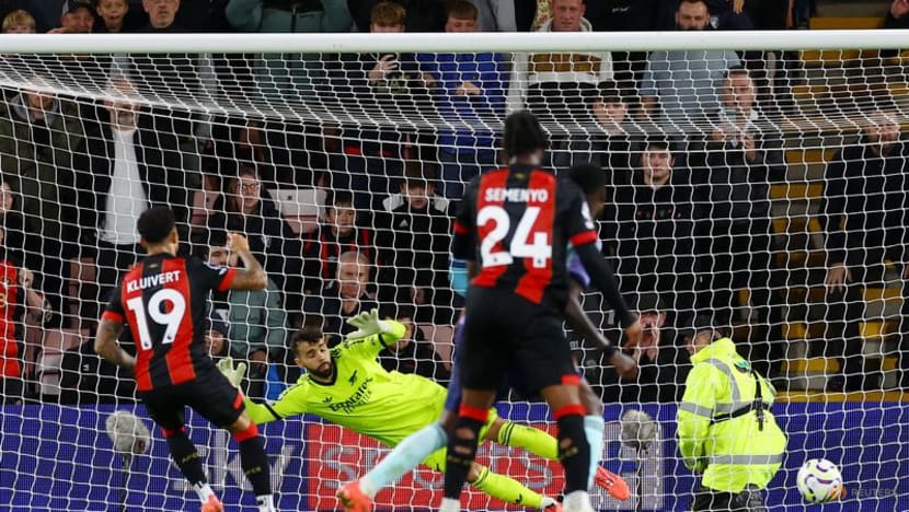 Saliba sent off as Arsenal slump to 2-0 loss at Bournemouth