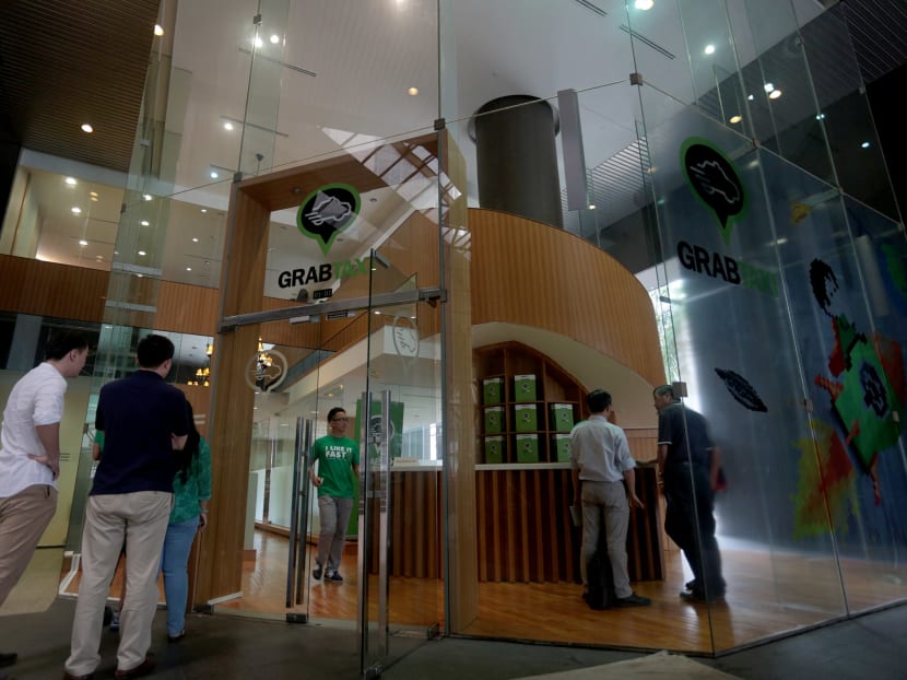 Grab Taxi's R&D centre at Cecil Street is pictured on April 8, 2015. File photo