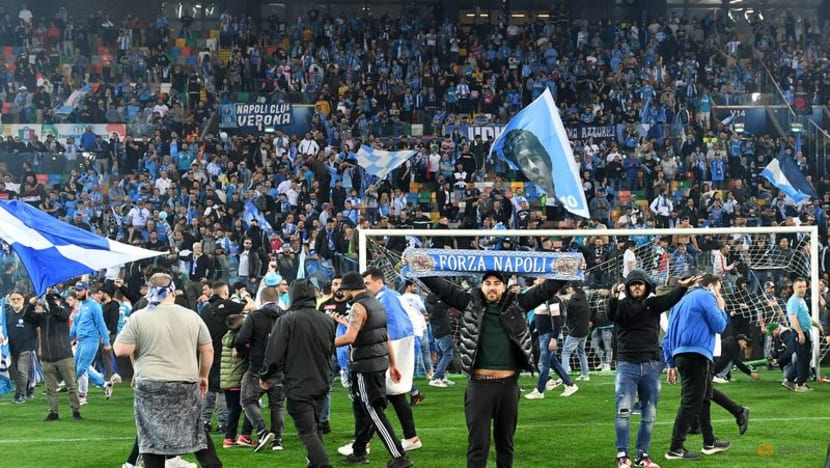 Italy's Naples explodes in joy as city finally regains Serie A crown