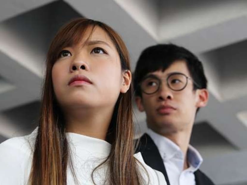 Hong Kong's pro-Independence lawmakers Yau Wai-ching (left) and Sixtus Baggio Leung Chung-hang were disqualified by the High Court last year. Photo: South China Morning Post
