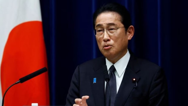 日本首相岸田文雄领导的内阁支持率创新低