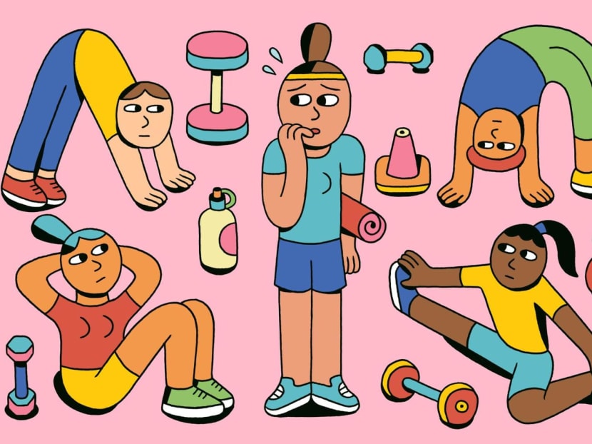 “Gymtimidation” is real, but that shouldn’t stop you from working out. “Gymtimidation” is real, but that shouldn’t stop you from working out.
