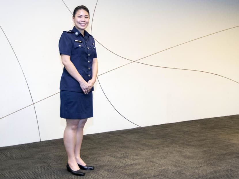 What does it take to be a female investigation officer in Singapore?