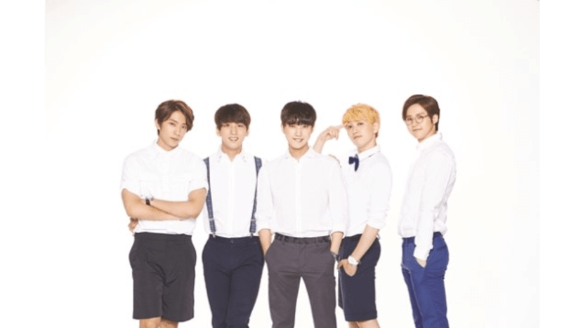 B1A4 Signs With Label For Japanese Promotions