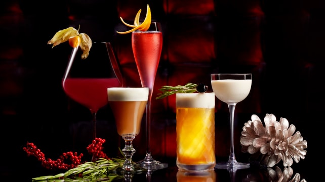 Singapore's top bars have put together some festive treats. Here are 5 to visit